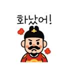 可愛い大王スタンプ韓国語（個別スタンプ：16）