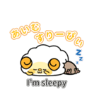 ヒツジ＆キウイの英語スタンプ（個別スタンプ：39）