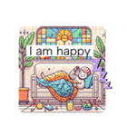 [大きな文字のスタンプ]☆dreaming（個別スタンプ：4）