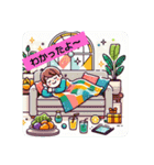 [大きな文字のスタンプ]☆dreaming（個別スタンプ：14）