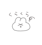のんびりうさぎ。2（個別スタンプ：10）