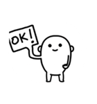 手書き風スタンプ。（個別スタンプ：1）