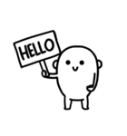 手書き風スタンプ。（個別スタンプ：4）