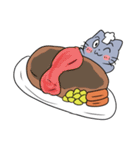 グルメとねこ（個別スタンプ：9）