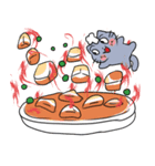 グルメとねこ（個別スタンプ：20）