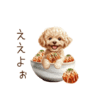 たこ焼き大好き！関西弁トイプードル（個別スタンプ：6）