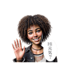 レゲエ好きジャマイカンギャルの日常会話（個別スタンプ：6）