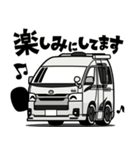 大好き！働くワンボックスカー3（個別スタンプ：10）