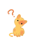のびのびのんびり茶ねこ（個別スタンプ：4）
