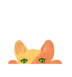 のびのびのんびり茶ねこ（個別スタンプ：7）
