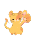 のびのびのんびり茶ねこ（個別スタンプ：12）