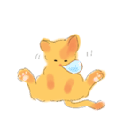のびのびのんびり茶ねこ（個別スタンプ：14）
