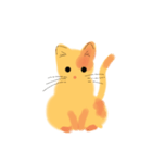 のびのびのんびり茶ねこ（個別スタンプ：16）