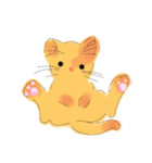 のびのびのんびり茶ねこ（個別スタンプ：17）