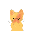 のびのびのんびり茶ねこ（個別スタンプ：21）