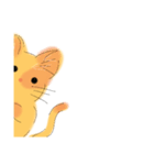 のびのびのんびり茶ねこ（個別スタンプ：25）
