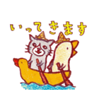 くちばしさくぞう18♪るんるんにゃ～♪（個別スタンプ：5）