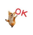 踊る！コーギー（個別スタンプ：4）