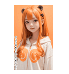 甘い帽子T甘えん坊の彼女（個別スタンプ：18）