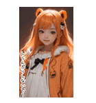 甘い帽子T甘えん坊の彼女（個別スタンプ：30）