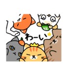 ファミリー猫大福［ばんしー様生誕祭］（個別スタンプ：5）