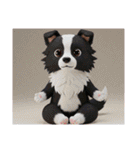 ボーダーコリー犬のロックいろいろスタンプ（個別スタンプ：6）