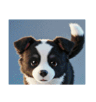 ボーダーコリー犬のロックいろいろスタンプ（個別スタンプ：9）