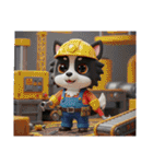 ボーダーコリー犬のロックいろいろスタンプ（個別スタンプ：28）