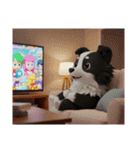 ボーダーコリー犬のロックいろいろスタンプ（個別スタンプ：31）