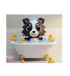 ボーダーコリー犬のロックいろいろスタンプ（個別スタンプ：34）