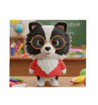 ボーダーコリー犬のロックいろいろスタンプ（個別スタンプ：36）