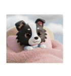 ボーダーコリー犬のロックいろいろスタンプ（個別スタンプ：40）