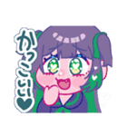 推しを応援する女子5（個別スタンプ：6）