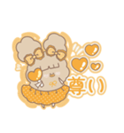 PENOちゃん推し活始めました♡オレンジ色（個別スタンプ：6）