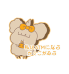 PENOちゃん推し活始めました♡オレンジ色（個別スタンプ：26）