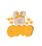 PENOちゃん推し活始めました♡オレンジ色（個別スタンプ：37）