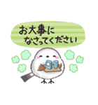 【初夏】まるふわシマエナガ♡大人の気遣い（個別スタンプ：30）