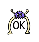 謎の生き物スタンプ kinukinu（個別スタンプ：1）