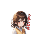 青春スマイル制服ガールズ（個別スタンプ：40）