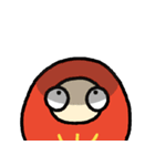 だるまくん（ゆるゆる）（個別スタンプ：8）