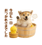 ラフな敬語の癒し豆しば（個別スタンプ：17）