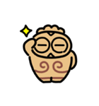 しゃこちゃん土偶 動くスタンプ（個別スタンプ：1）