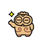 しゃこちゃん土偶 動くスタンプ（個別スタンプ：6）