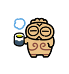 しゃこちゃん土偶 動くスタンプ（個別スタンプ：9）