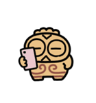 しゃこちゃん土偶 動くスタンプ（個別スタンプ：12）