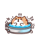 お風呂猫 冷静,（個別スタンプ：8）