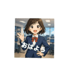 朝のおはようはいいことあるよ（個別スタンプ：3）