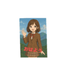 朝のおはようはいいことあるよ（個別スタンプ：4）