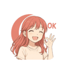 月子とうさぎの日常（個別スタンプ：13）