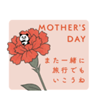 母の日♡感謝♡飛び出すパンダ（個別スタンプ：10）
